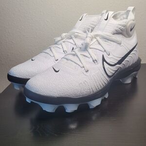 Nike Mens Sizes Alpha Huarache MCS Baseball Cleats DJ6519-101 White Black